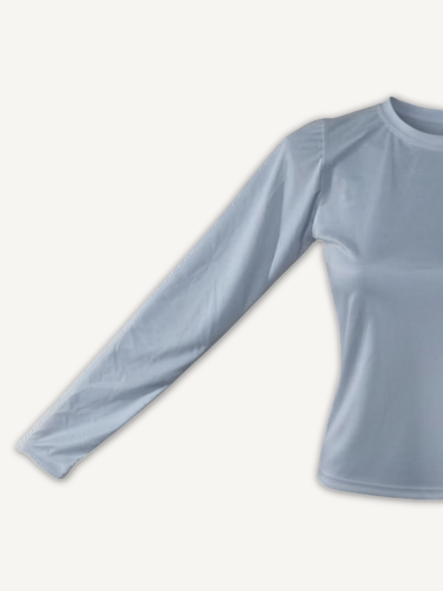 Blusa Proteção UV Off White - Manga esticada