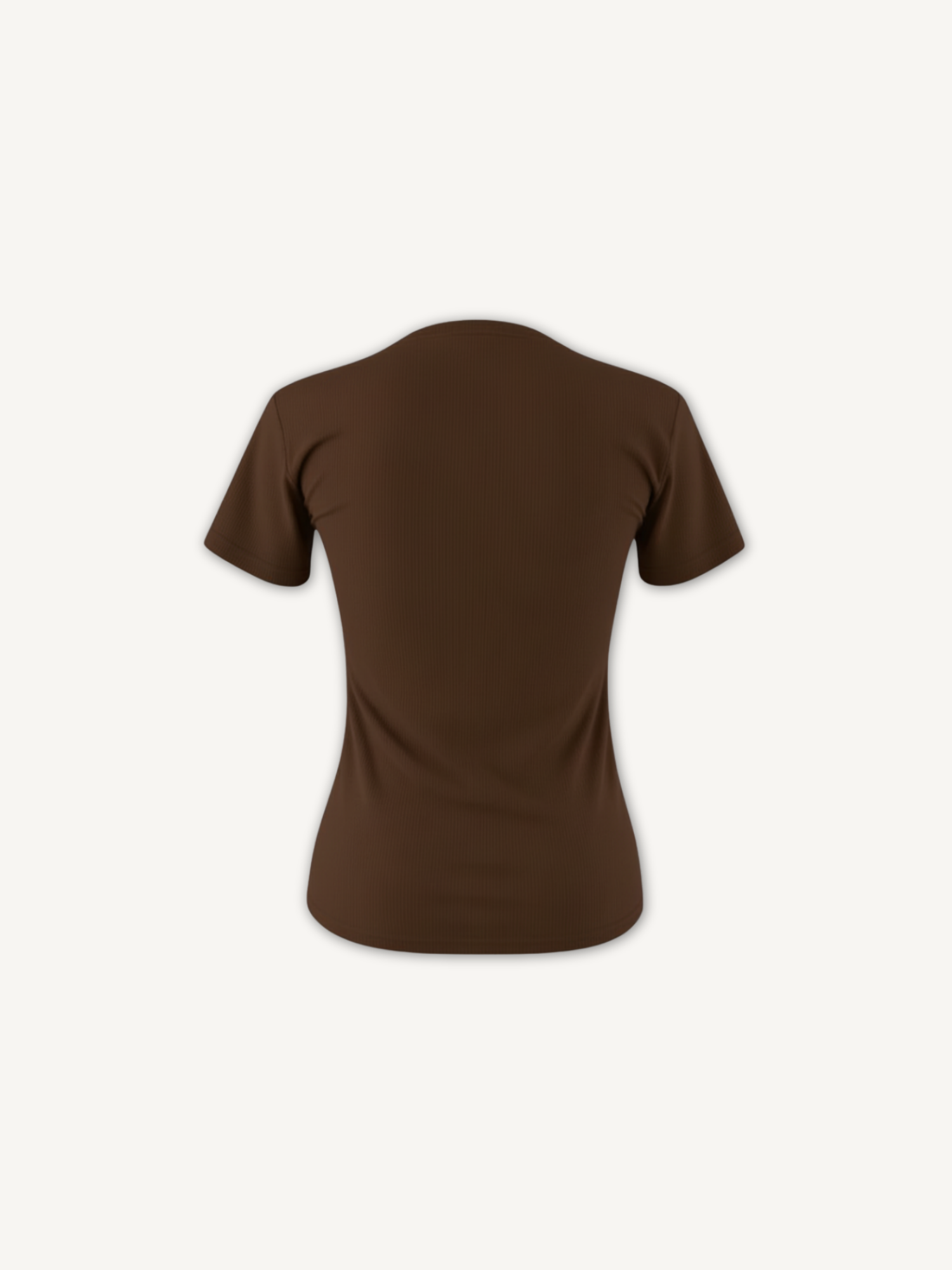 Blusa Square Manga Curta Mogno - Costas