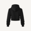 Moletom Raglan Curto Preto Absoluto - Costas